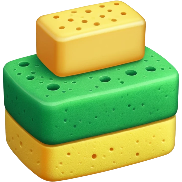 Sabão e bucha da cozinha emoji