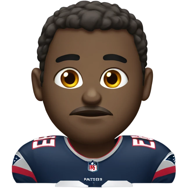 Sad New England patriots fan emoji