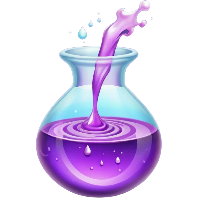 purple potion emoji