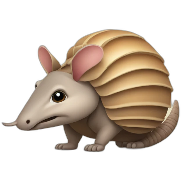 cute armadillo emoji