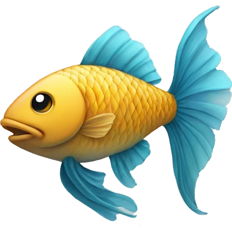 fish with wings flying emoji