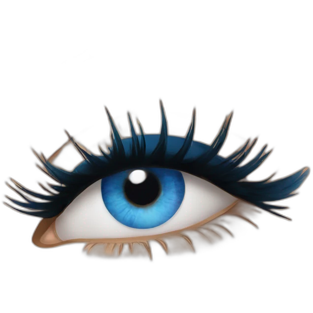 XLASH cosmetics eye lash serum blue emoji