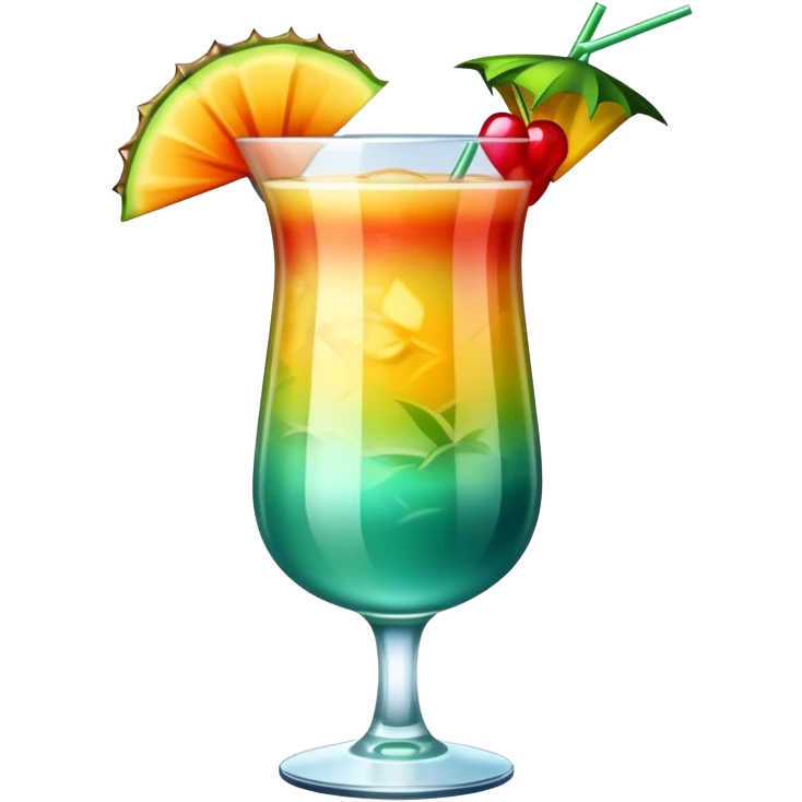 Tropical cocktail emoji