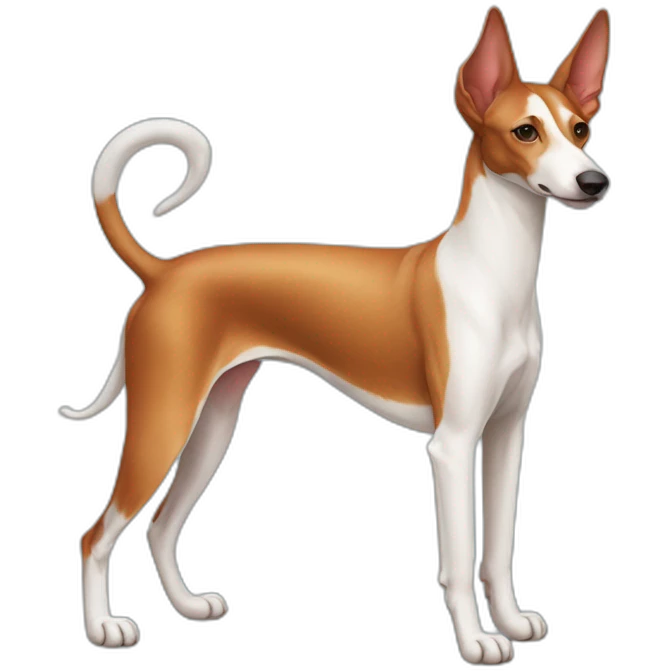 Ibizian hound dog full body emoji