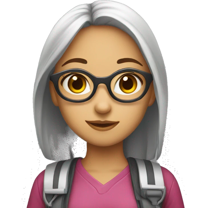 super cute programmer girl emoji