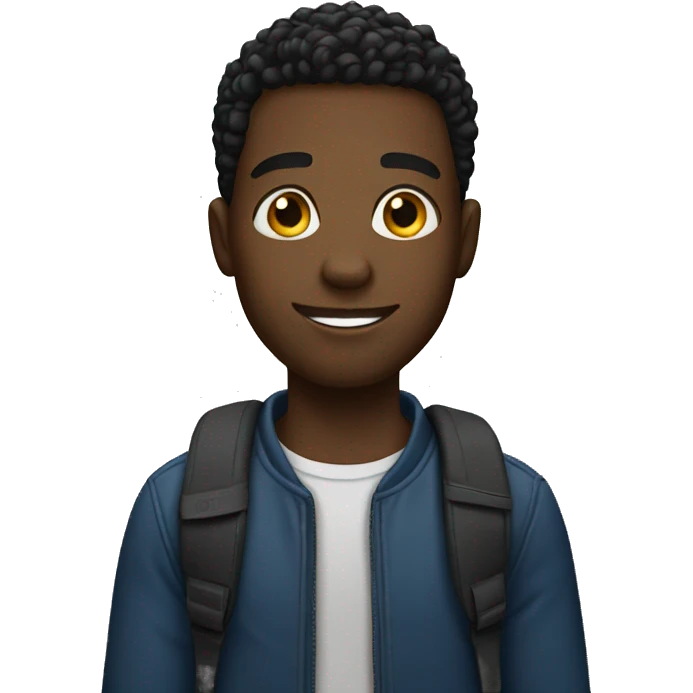 Young black man emoji