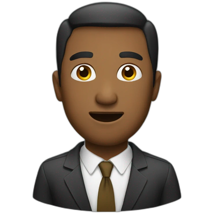 Man speaking emoji