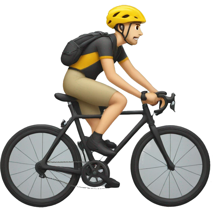 Homme en velo emoji