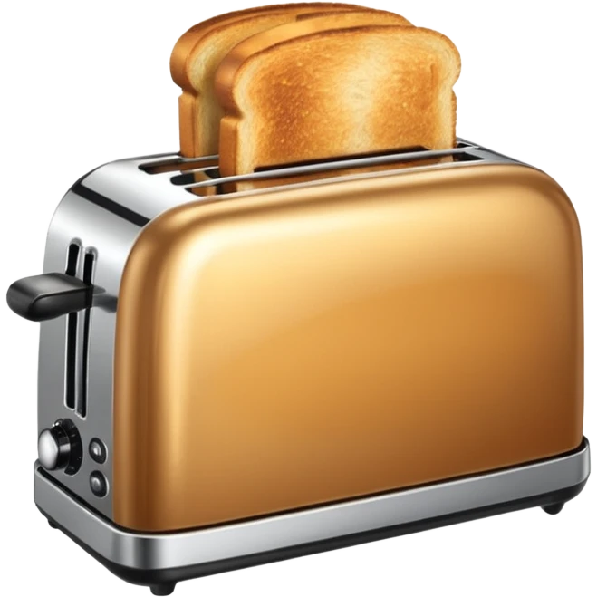 toaster with toast in it emoji