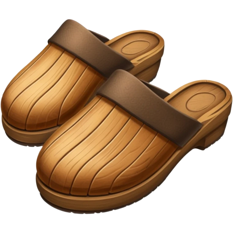 wood slipper emoji