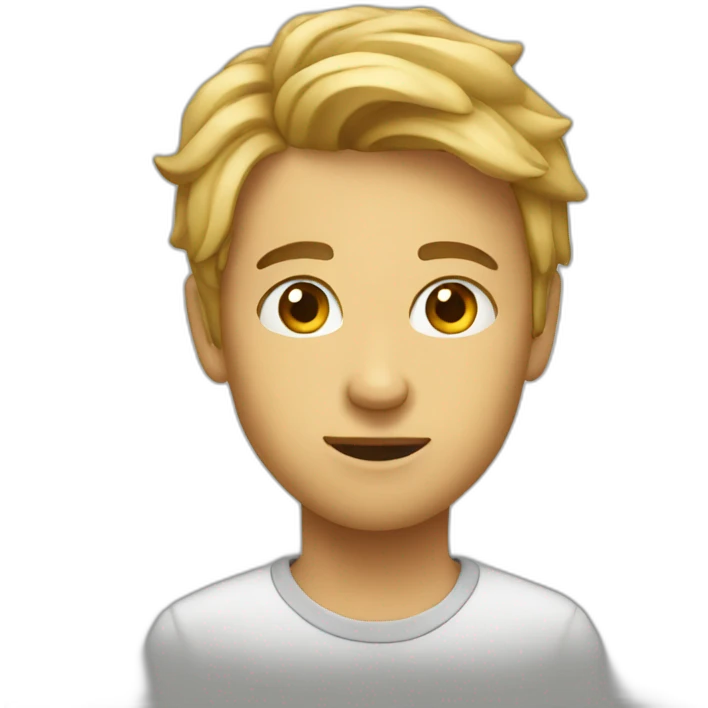 Chose face emoji
