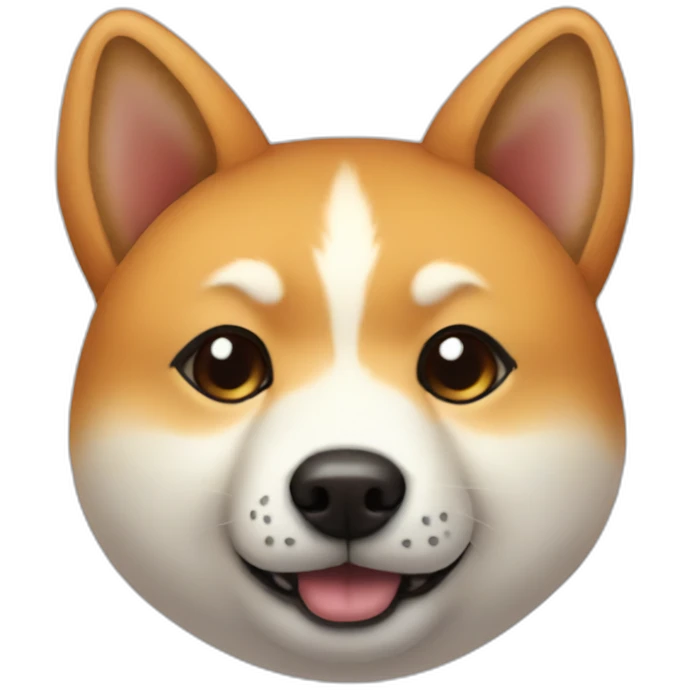 Dice with Shiba Inu ears and nose emoji