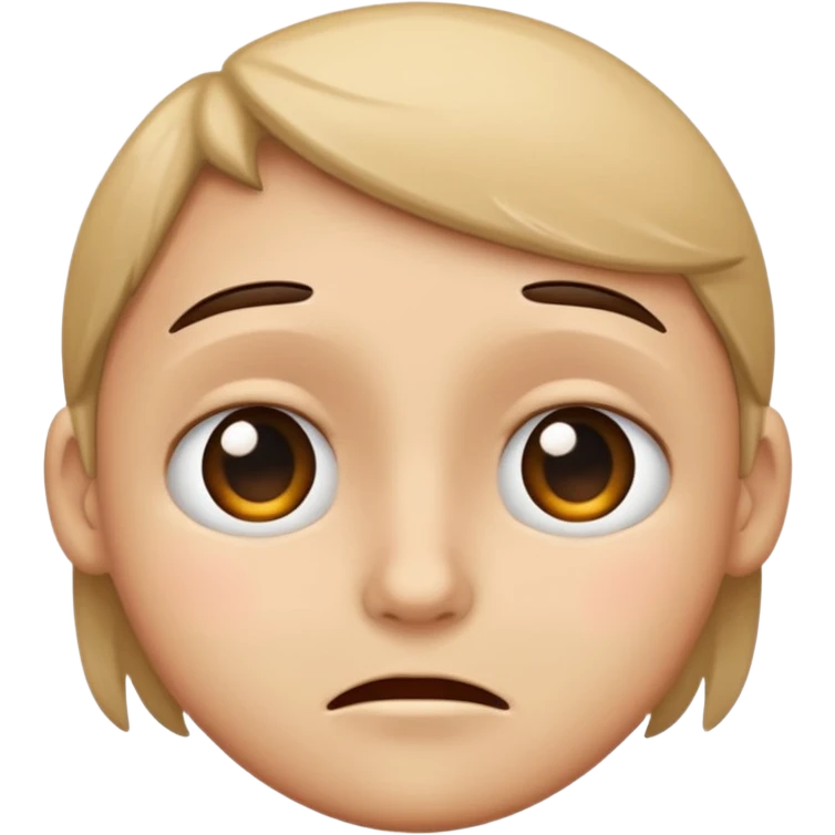 Sad but happy face  emoji