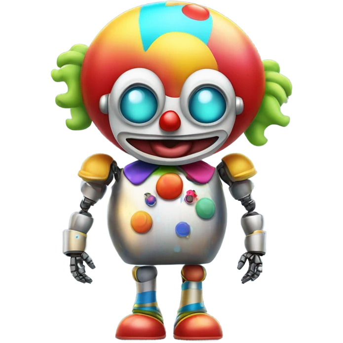 robot clown emoji