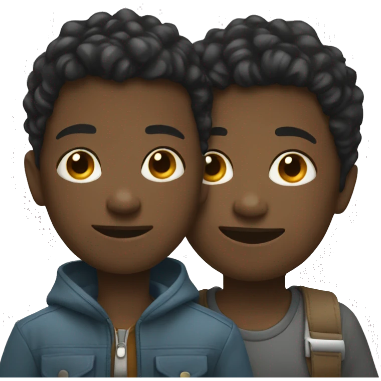 boy with boy selfie emoji