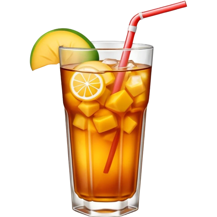 Mango Iced tea emoji