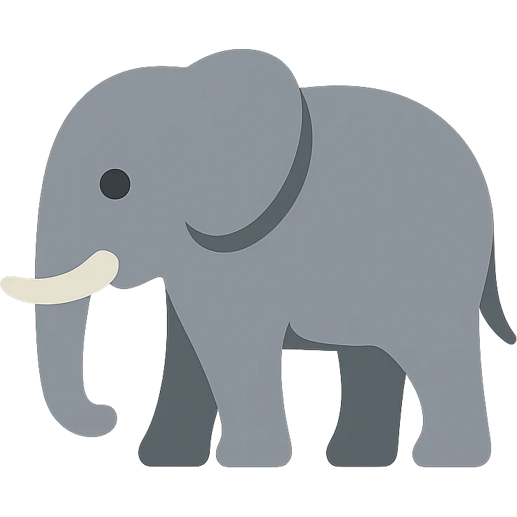 Elephant emoji