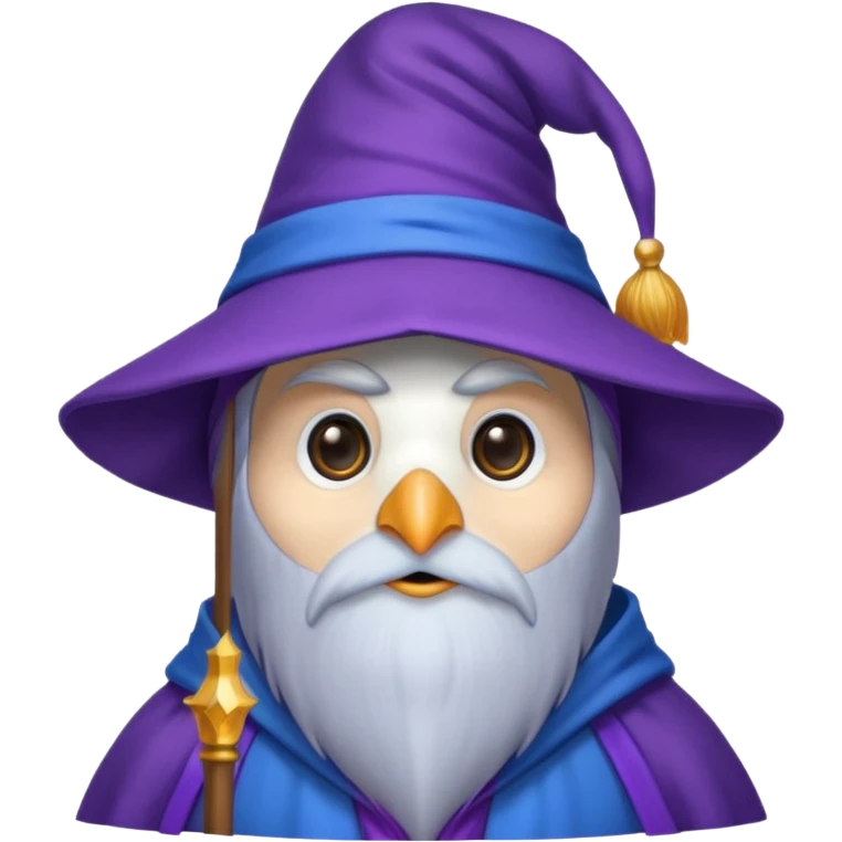 Penguin Wizard emoji