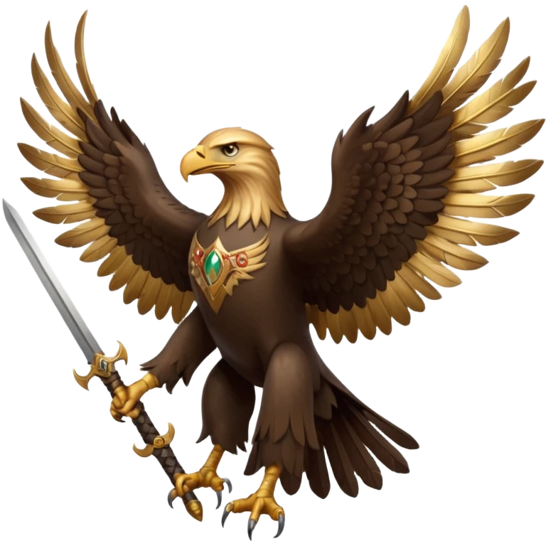Dagestani Eagle with Magic Swords emoji