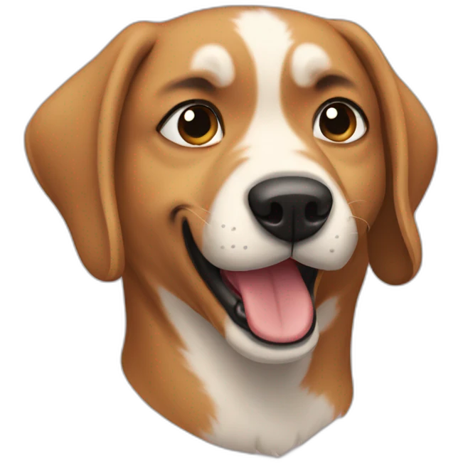 Dog cry emoji