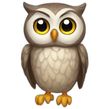 owl-taking-shower emoji