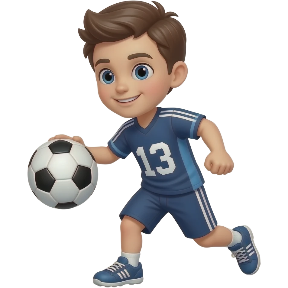 boy playing football emoji