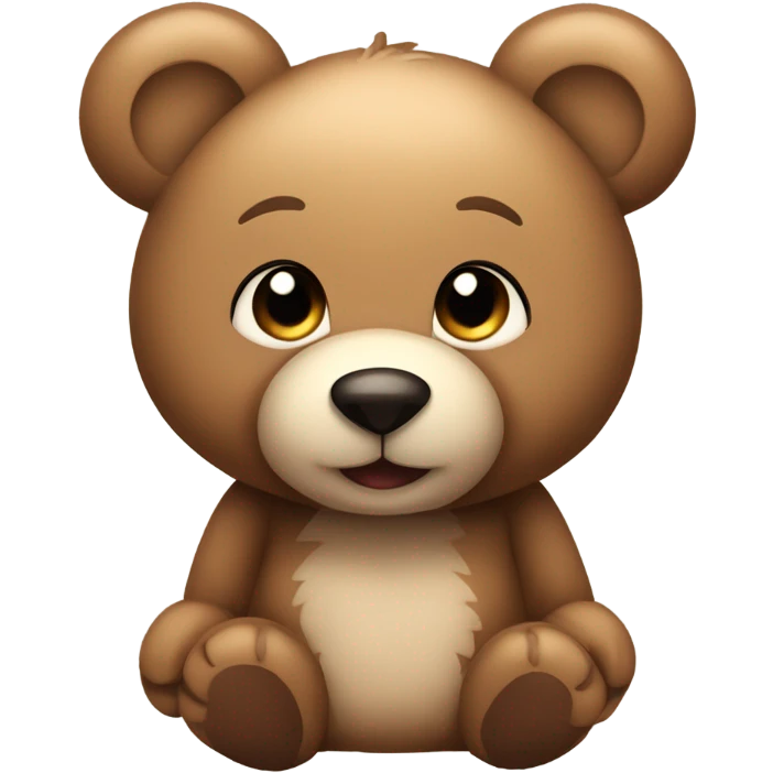 cute teddy bear emoji