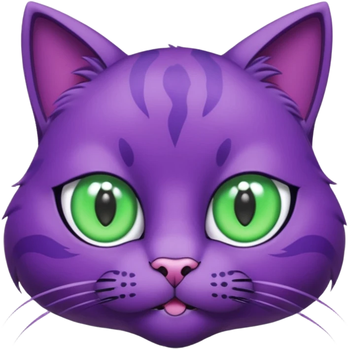 el gato gigante morado de poppy 3 emoji