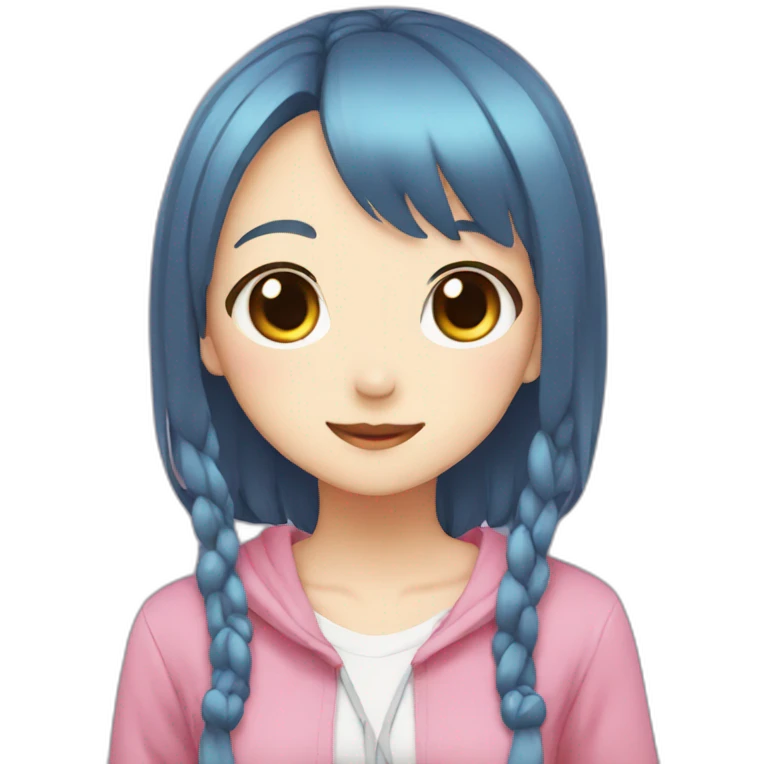 Kawaii anime girl emoji
