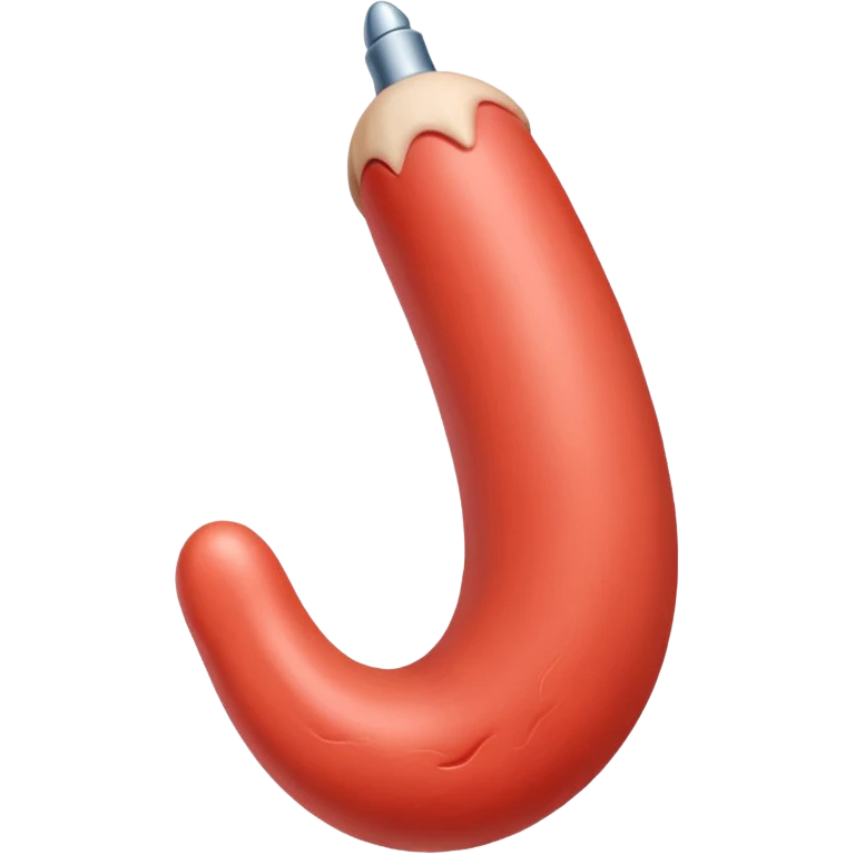 Hard throbbing penis emoji