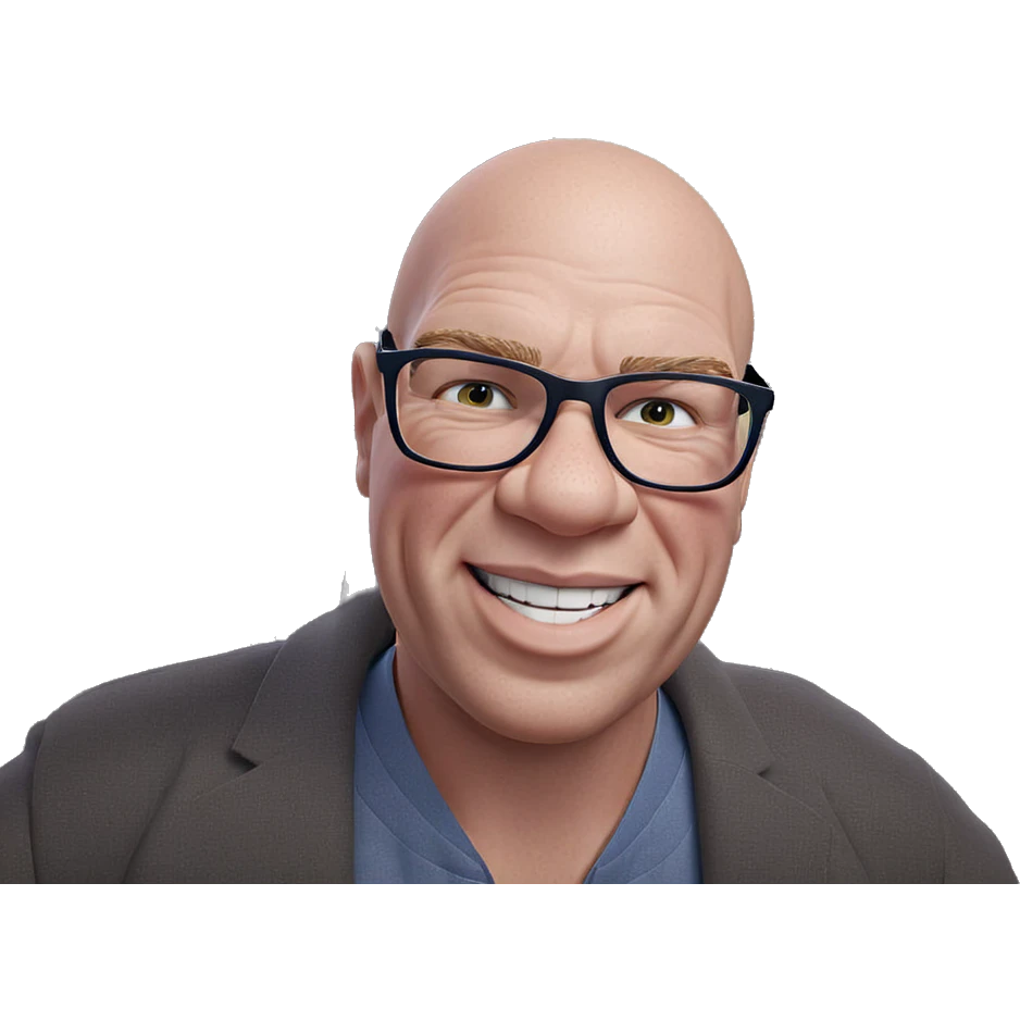 smiling boy in glasses meme emoji