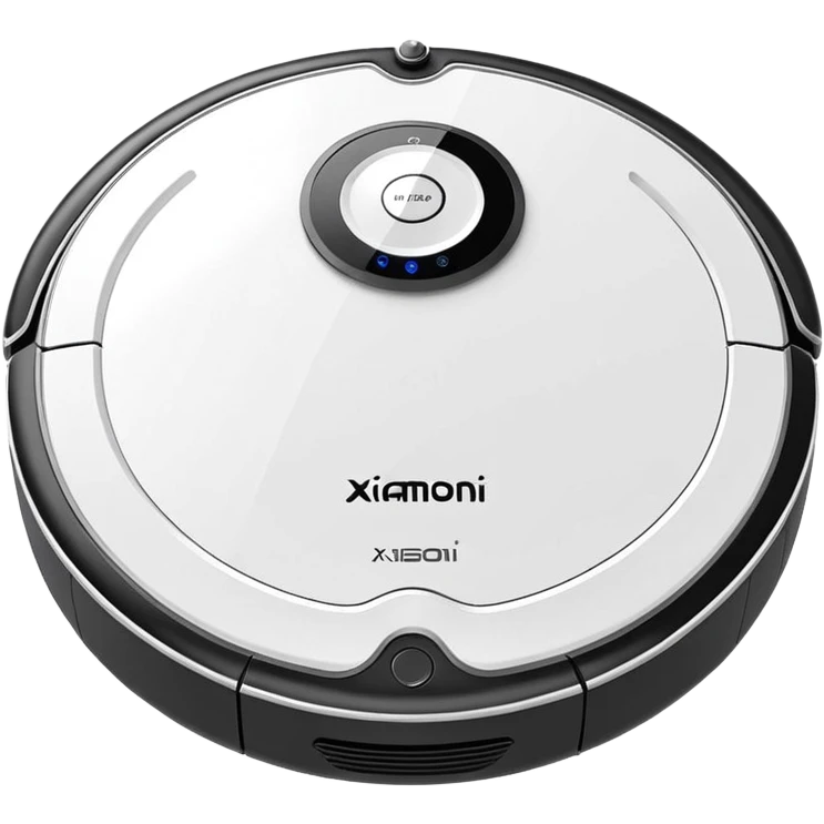 xiamoni robot vacuum white emoji
