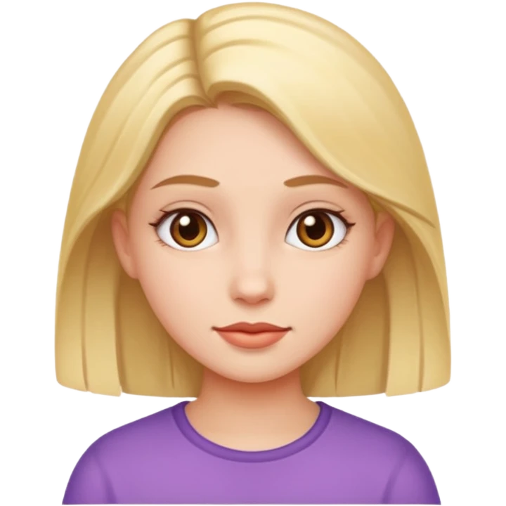 A girl giving head emoji