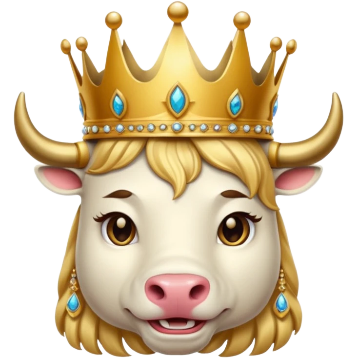 Bull princess emoji