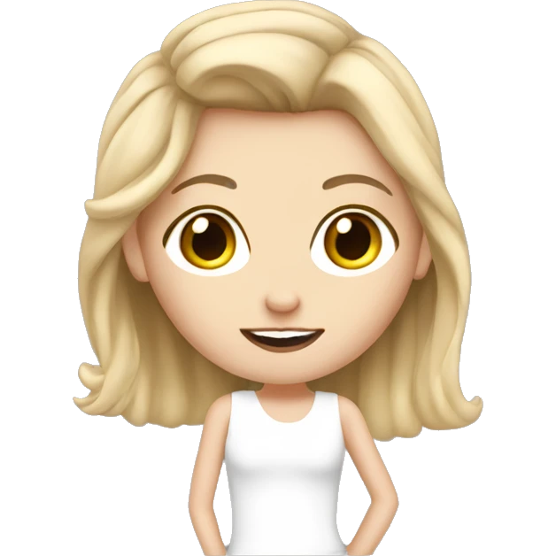 Modern dance White girl  emoji