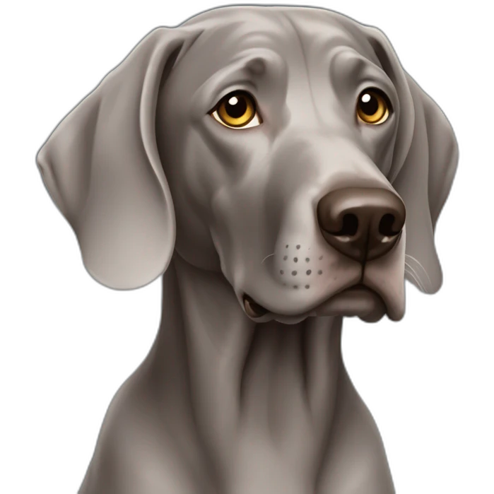 weimaraner emoji
