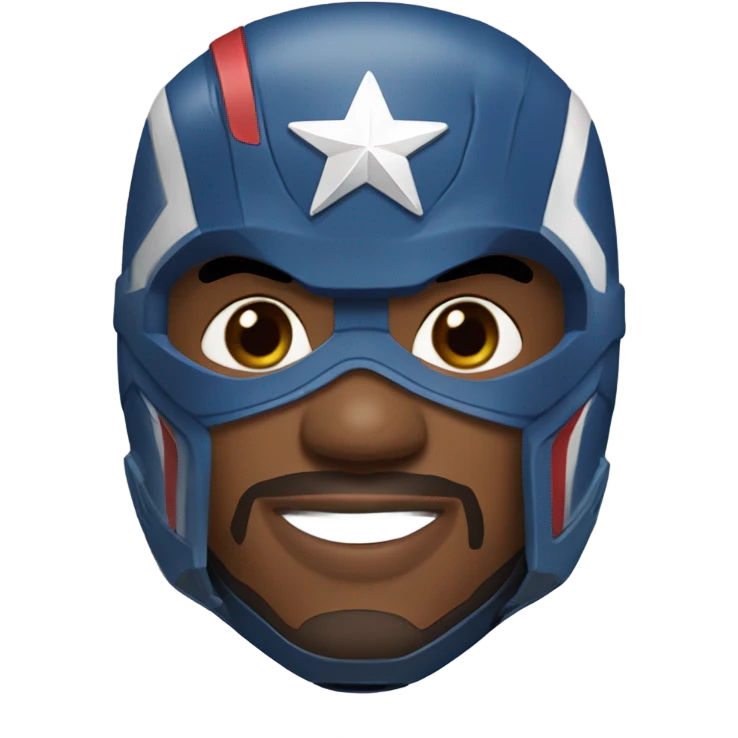 Anthony Mackie Captain America emoji
