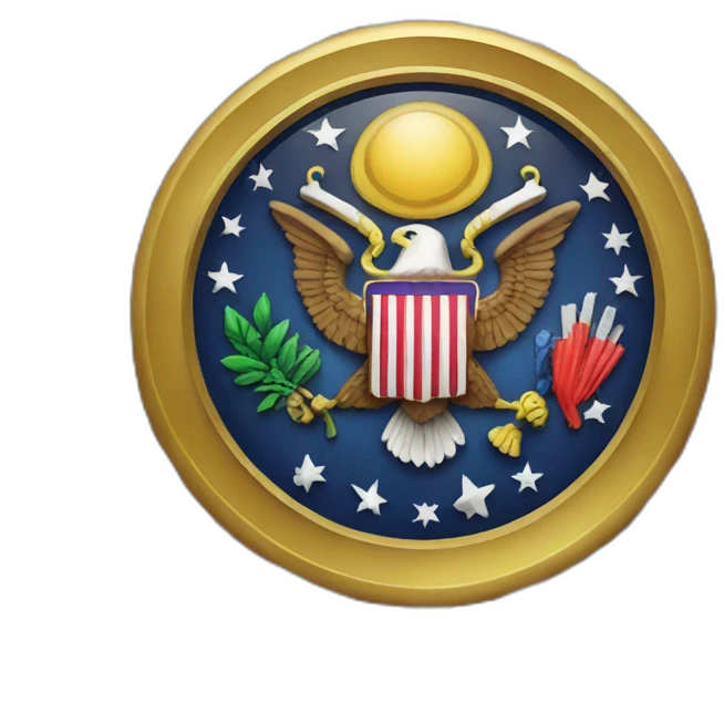 USA emblem national emoji