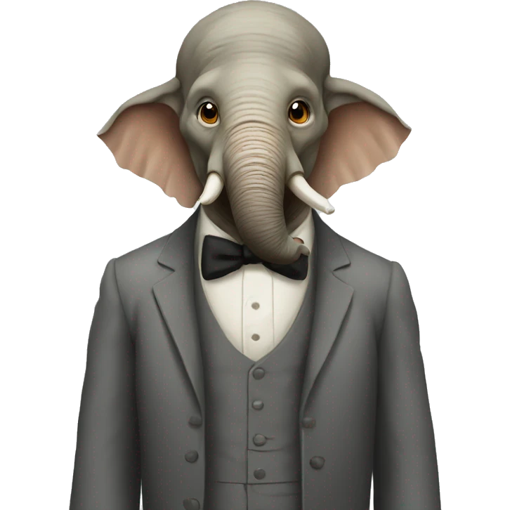 Elephant man emoji
