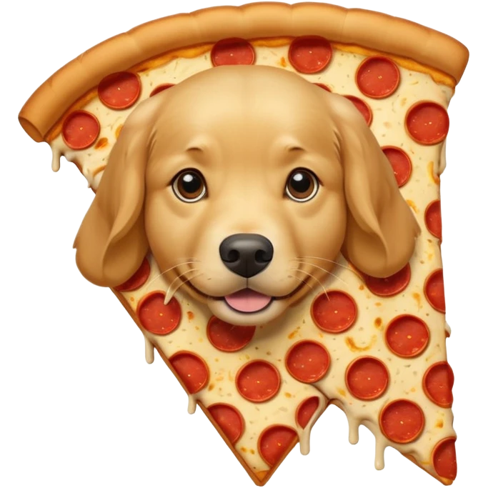 Pizza dog emoji