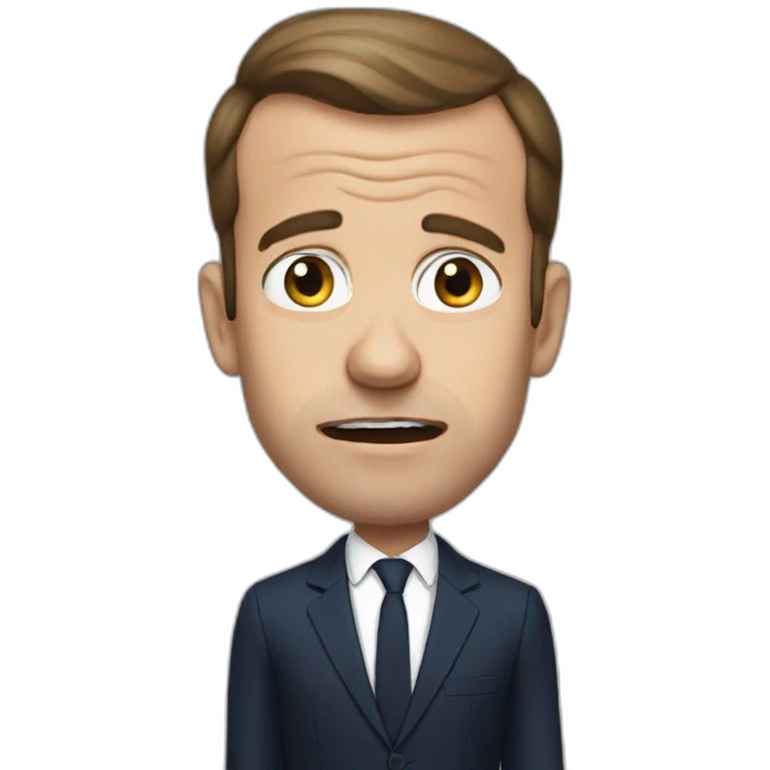 Macron who cry emoji