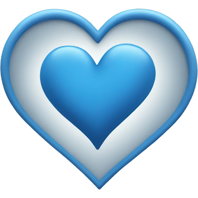 Blue heart emoji