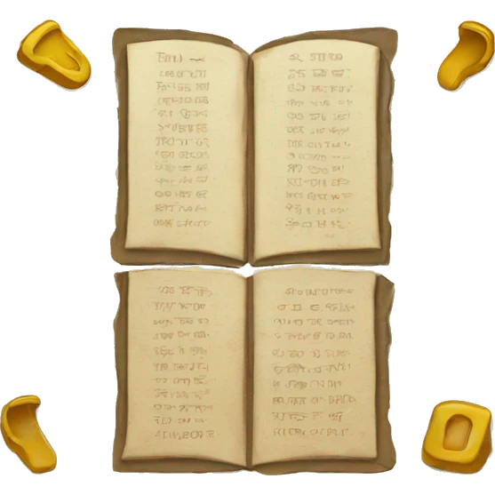 ten commandments emoji