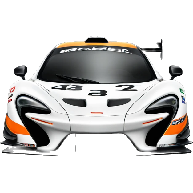 McLaren race car  emoji