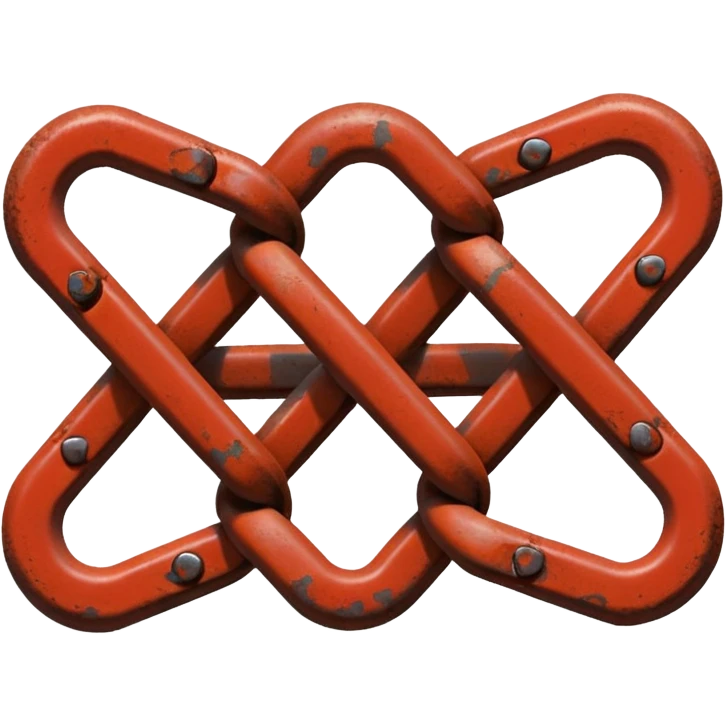 generate me a red chain link emoji