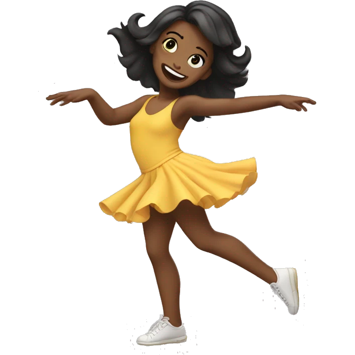 Girl dancing emoji