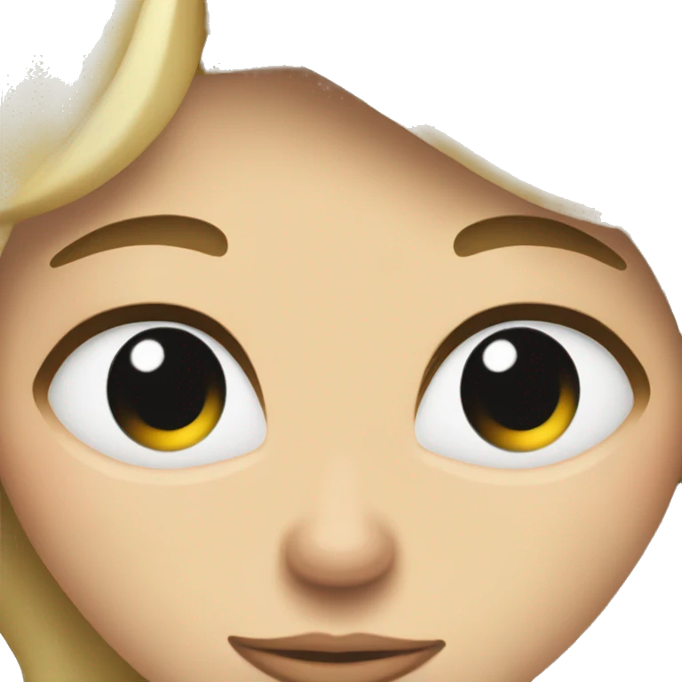 Blonde haired sleepy biy emoji