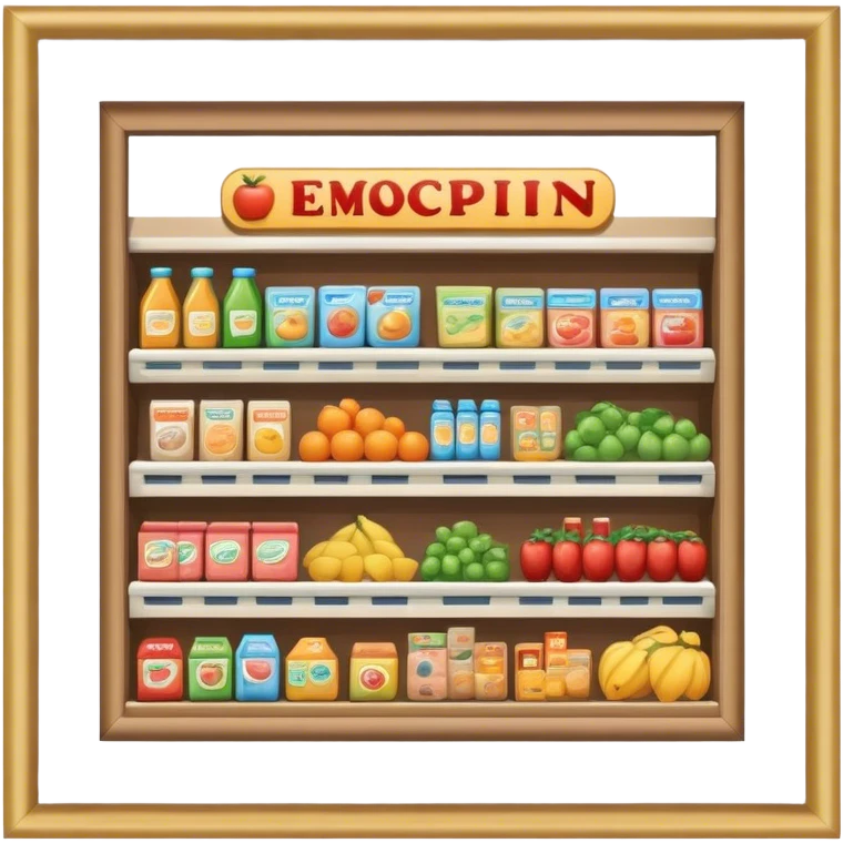 grocery store emoji