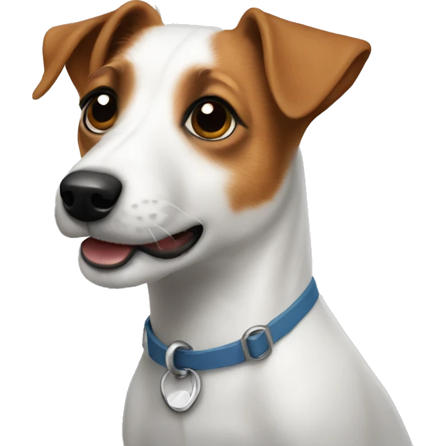 Jack Russell named Lucky emoji