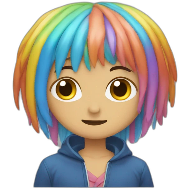 Vomis arc en ciel emoji